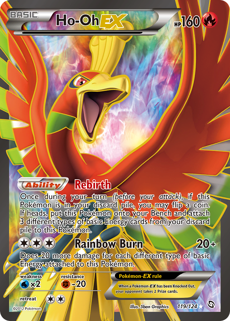 Ho-Oh EX (119/124) [Black & White: Dragons Exalted] | Mindsight Gaming