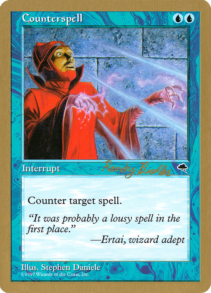 Counterspell (Randy Buehler) [World Championship Decks 1998] | Mindsight Gaming