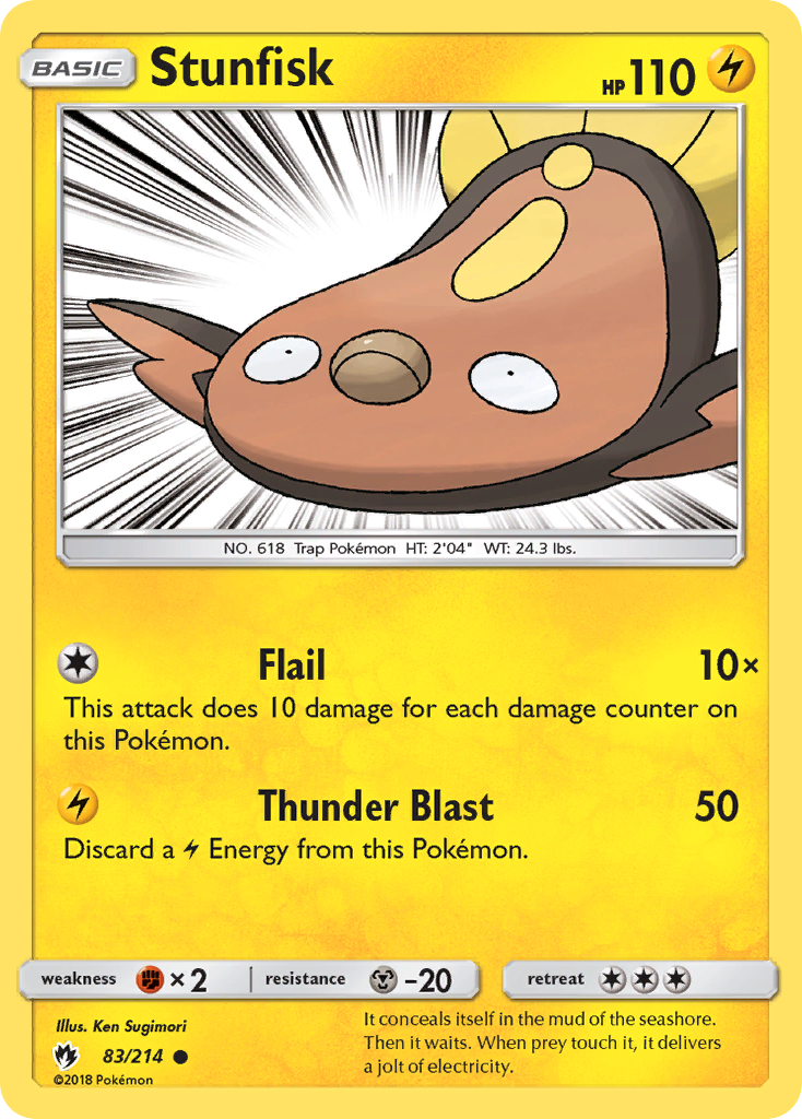 Stunfisk (83/214) [Sun & Moon: Lost Thunder] | Mindsight Gaming