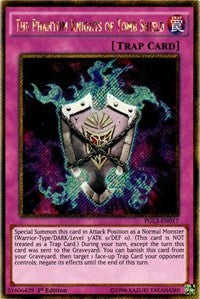 The Phantom Knights of Tomb Shield [PGL3-EN017] Gold Secret Rare | Mindsight Gaming