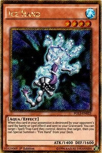 Ice Hand [PGL3-EN023] Gold Secret Rare | Mindsight Gaming