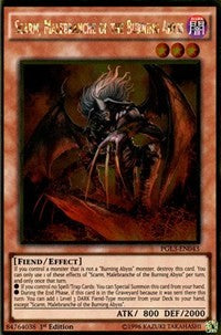 Scarm, Malebranche of the Burning Abyss [PGL3-EN043] Gold Rare | Mindsight Gaming