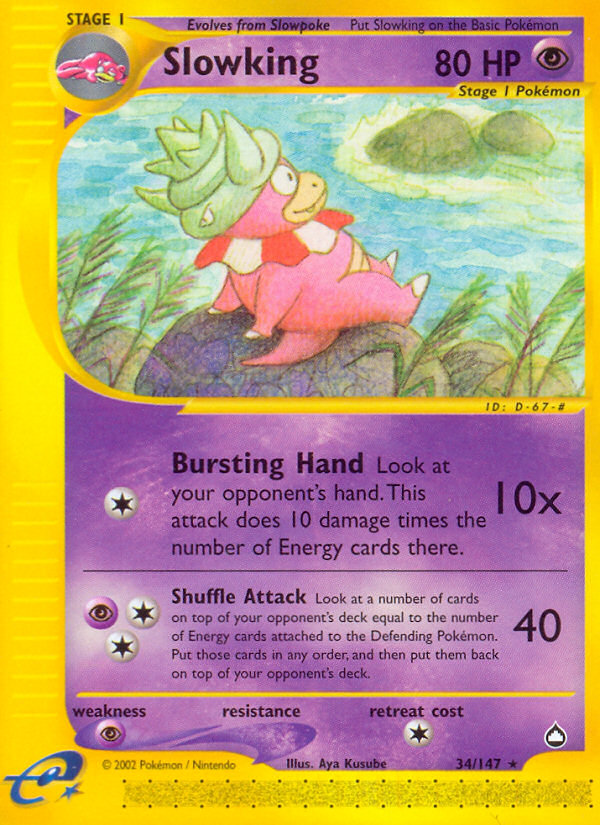 Slowking (34/147) [Aquapolis] | Mindsight Gaming