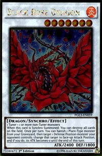 Black Rose Dragon [PGL3-EN059] Gold Rare | Mindsight Gaming