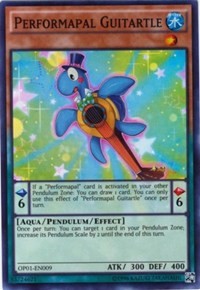 Performapal Guitartle [OP01-EN009] Super Rare | Mindsight Gaming