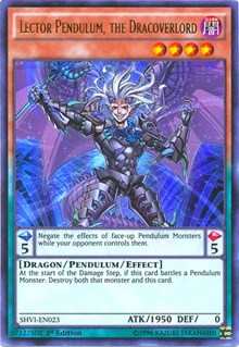 Lector Pendulum, the Dracoverlord [SHVI-EN023] Ultra Rare | Mindsight Gaming