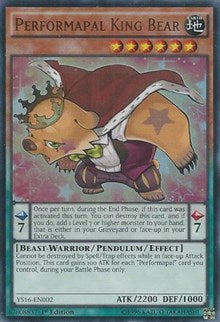 Performapal King Bear [YS16-EN002] Ultra Rare | Mindsight Gaming