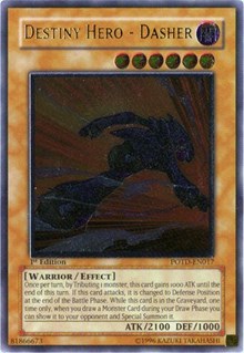 Destiny HERO - Dasher (UTR) [POTD-EN017] Ultimate Rare | Mindsight Gaming