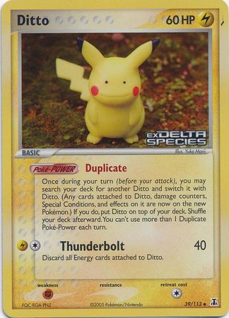 Ditto (39/113) (Stamped) [EX: Delta Species] | Mindsight Gaming