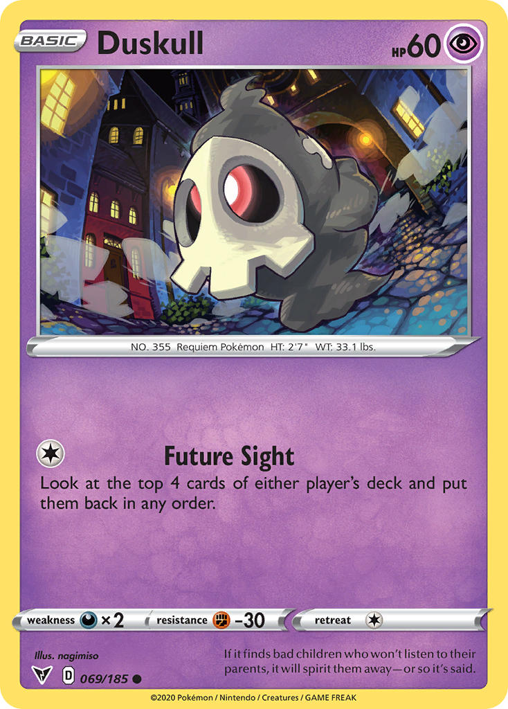 Duskull (069/185) [Sword & Shield: Vivid Voltage] | Mindsight Gaming