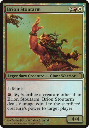 Brion Stoutarm (Commander's Arsenal) [Commander's Arsenal Oversized] | Mindsight Gaming