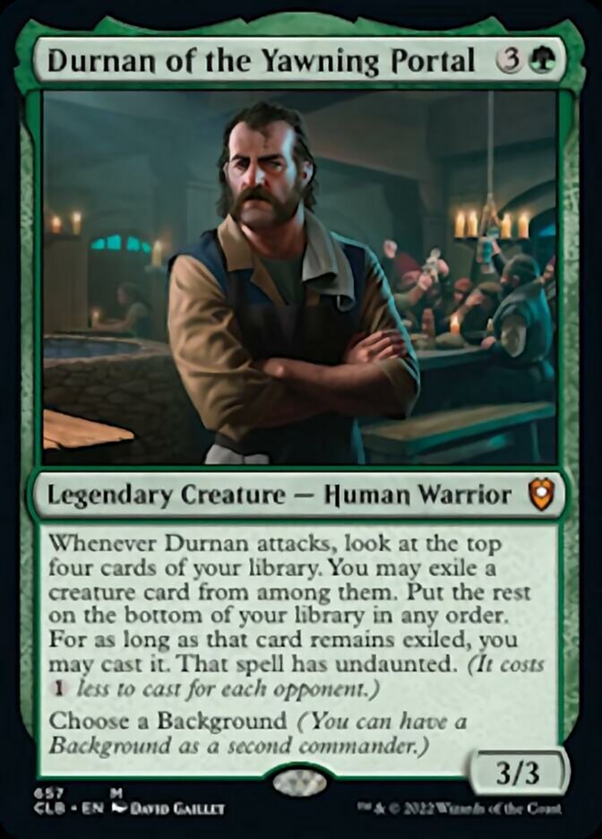 Durnan of the Yawning Portal [Commander Legends: Battle for Baldur's Gate] | Mindsight Gaming