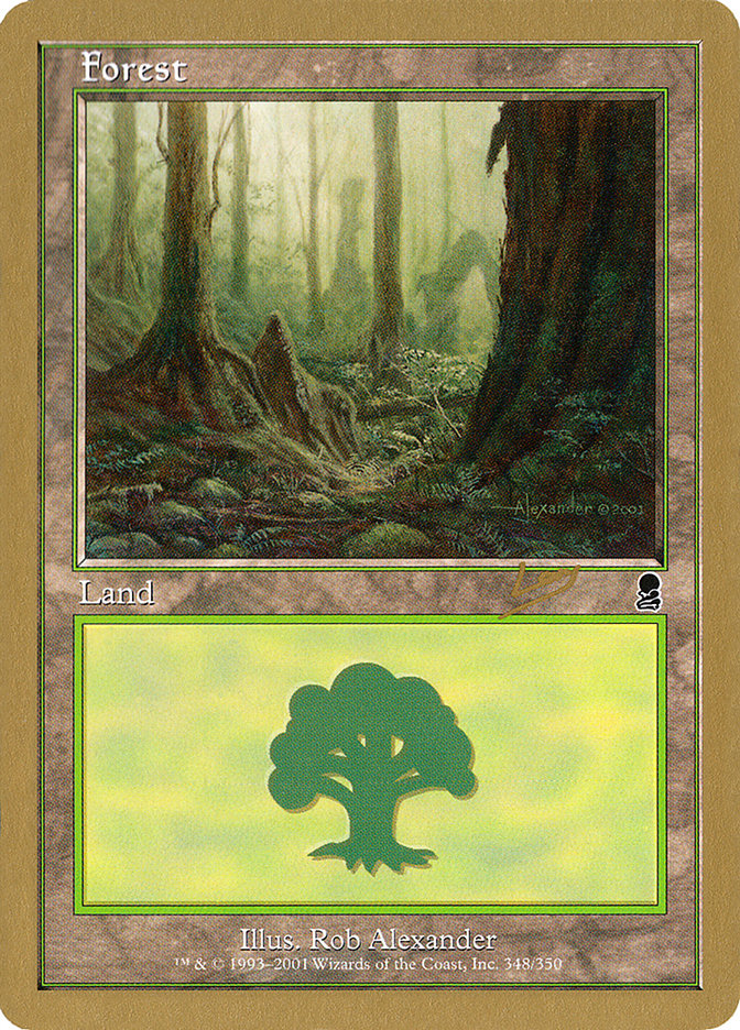 Forest (rl348) (Raphael Levy) [World Championship Decks 2002] | Mindsight Gaming