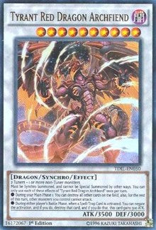 Tyrant Red Dragon Archfiend [TDIL-EN050] Ultra Rare | Mindsight Gaming