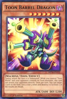 Toon Barrel Dragon [MP16-EN132] Rare | Mindsight Gaming