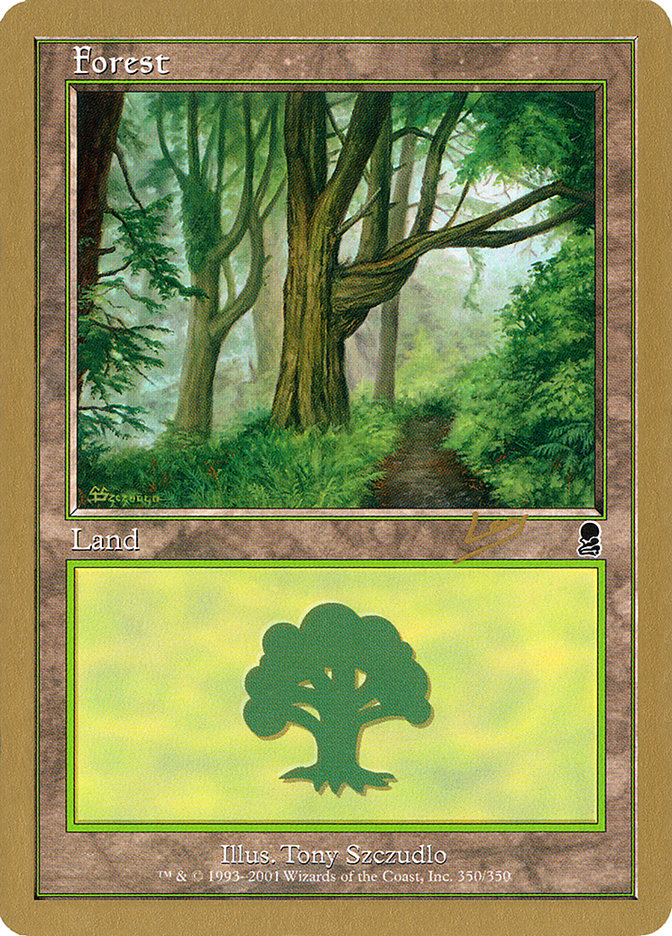 Forest (rl350) (Raphael Levy) [World Championship Decks 2002] | Mindsight Gaming