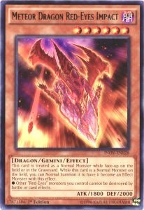 Meteor Dragon Red-Eyes Impact [INOV-EN028] Rare | Mindsight Gaming