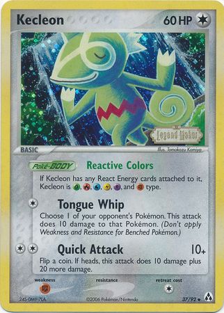 Kecleon (37/92) (Stamped) [EX: Legend Maker] | Mindsight Gaming