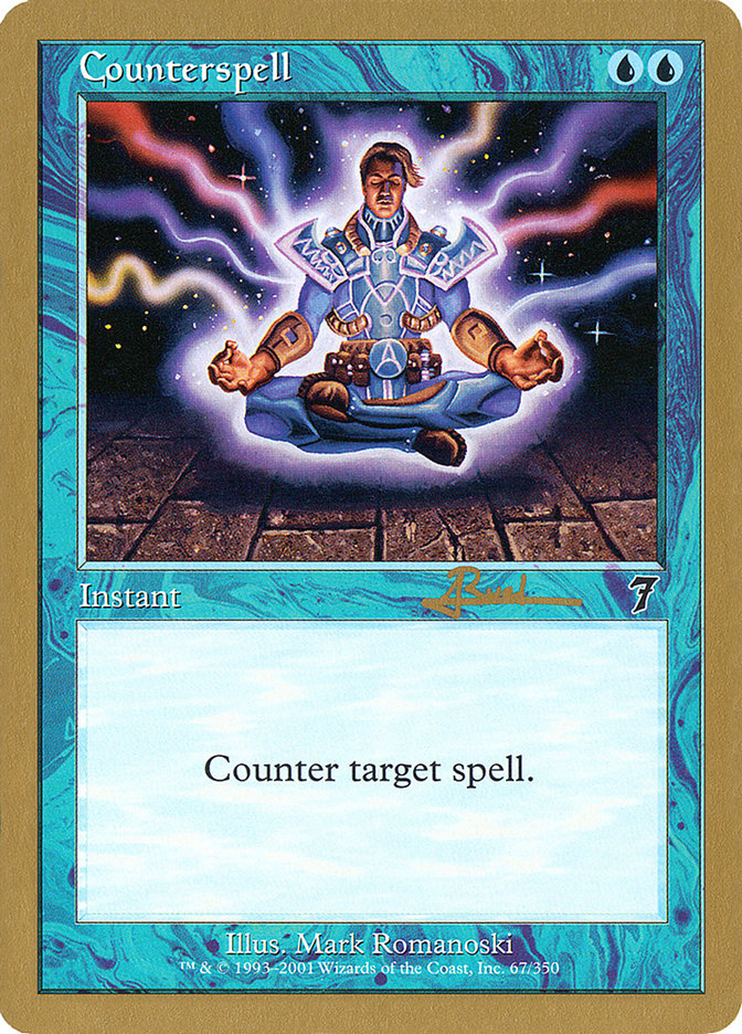 Counterspell (Antoine Ruel) (7ED) [World Championship Decks 2001] | Mindsight Gaming