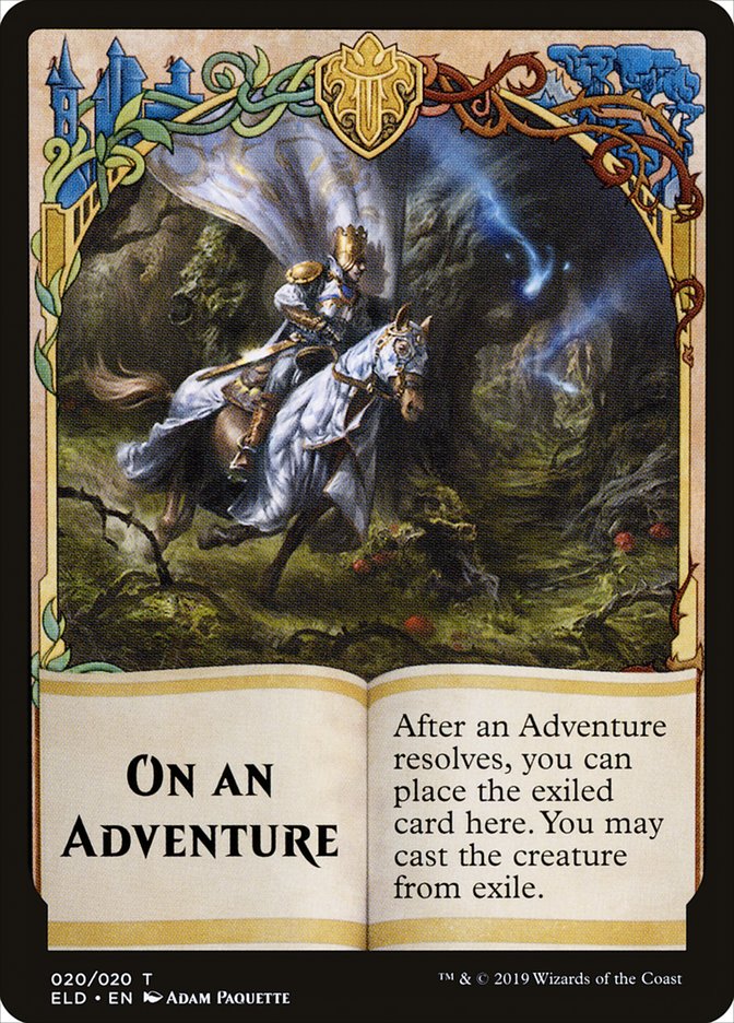 On an Adventure [Throne of Eldraine Tokens] | Mindsight Gaming