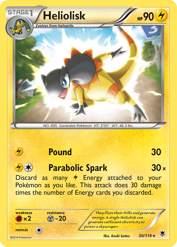 Heliolisk (30/119) [XY: Phantom Forces] | Mindsight Gaming