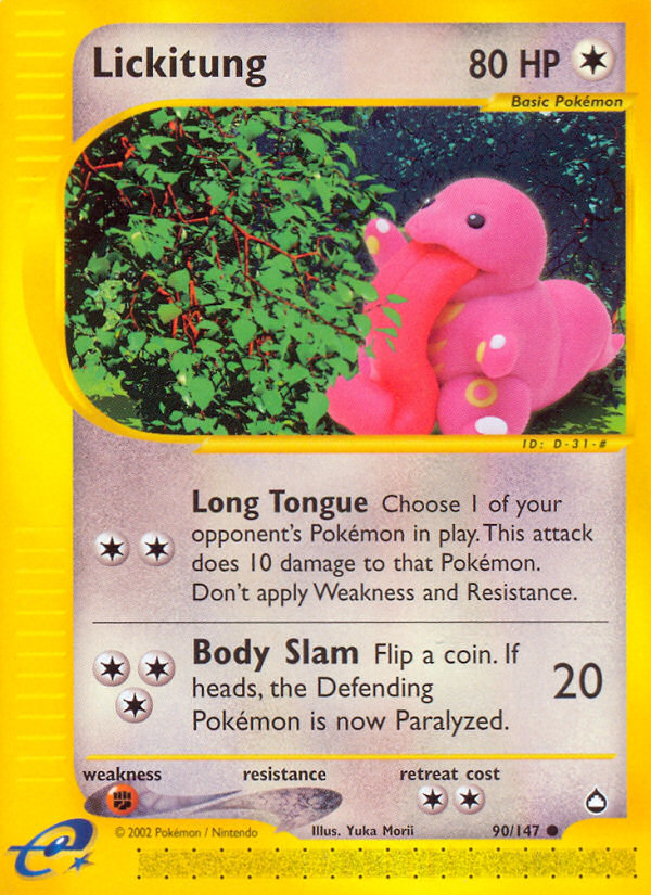 Lickitung (90/147) [Aquapolis] | Mindsight Gaming