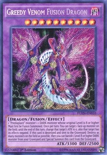 Greedy Venom Fusion Dragon [FUEN-EN010] Secret Rare | Mindsight Gaming