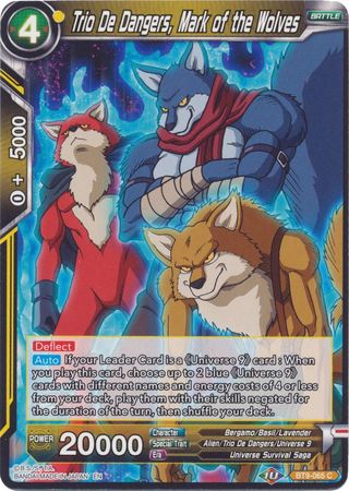 Trio De Dangers, Mark of the Wolves (Reprint) (BT9-065) [Battle Evolution Booster] | Mindsight Gaming