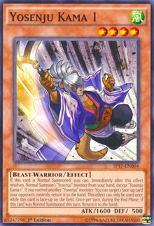 Yosenju Kama 1 (Starfoil) [SP17-EN004] Starfoil Rare | Mindsight Gaming