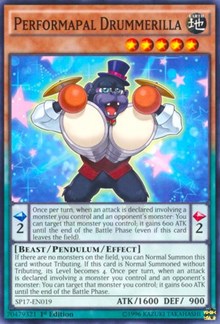 Performapal Drummerilla (Starfoil) [SP17-EN019] Starfoil Rare | Mindsight Gaming