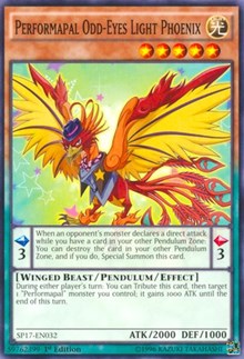 Performapal Odd-Eyes Light Phoenix (Starfoil) [SP17-EN032] Starfoil Rare | Mindsight Gaming