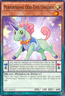 Performapal Odd-Eyes Unicorn (Starfoil) [SP17-EN033] Starfoil Rare | Mindsight Gaming