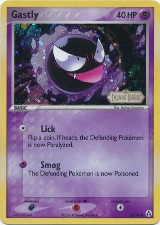 Gastly (52/92) (Stamped) [EX: Legend Maker] | Mindsight Gaming