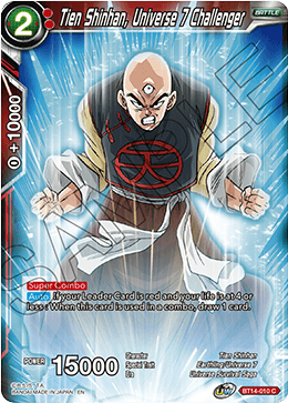 Tien Shinhan, Universe 7 Challenger (BT14-010) [Cross Spirits] | Mindsight Gaming