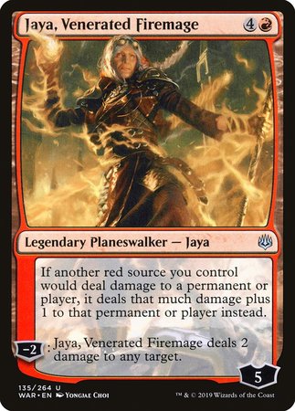 Jaya, Venerated Firemage [War of the Spark] | Mindsight Gaming