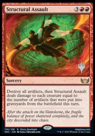 Structural Assault (Promo Pack) [Streets of New Capenna Promos] | Mindsight Gaming