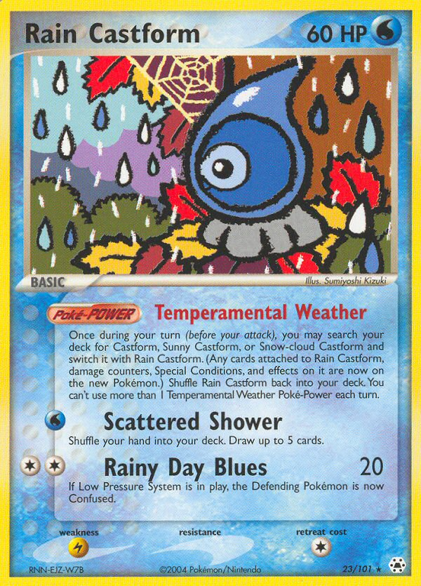 Rain Castform (23/101) [EX: Hidden Legends] | Mindsight Gaming