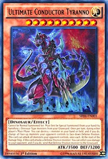 Ultimate Conductor Tyranno [SR04-EN001] Ultra Rare | Mindsight Gaming