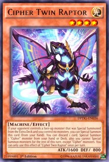 Cipher Twin Raptor [DPDG-EN036] Rare | Mindsight Gaming