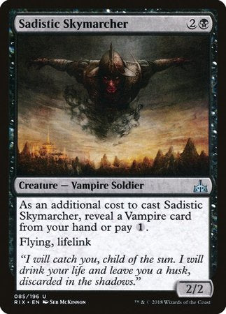 Sadistic Skymarcher [Rivals of Ixalan] | Mindsight Gaming