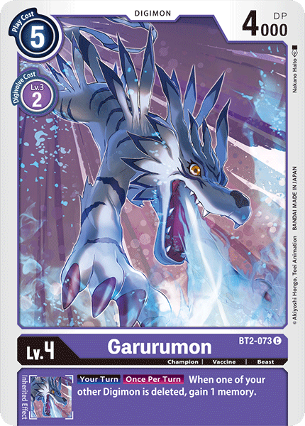 Garurumon [BT2-073] [Release Special Booster Ver.1.0] | Mindsight Gaming