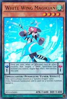 White Wing Magician [PEVO-EN005] Ultra Rare | Mindsight Gaming