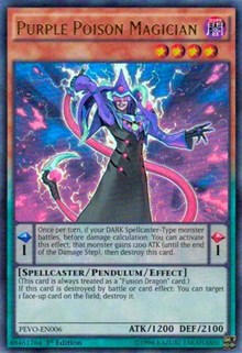 Purple Poison Magician [PEVO-EN006] Ultra Rare | Mindsight Gaming