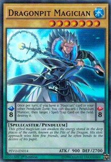 Dragonpit Magician [PEVO-EN014] Super Rare | Mindsight Gaming