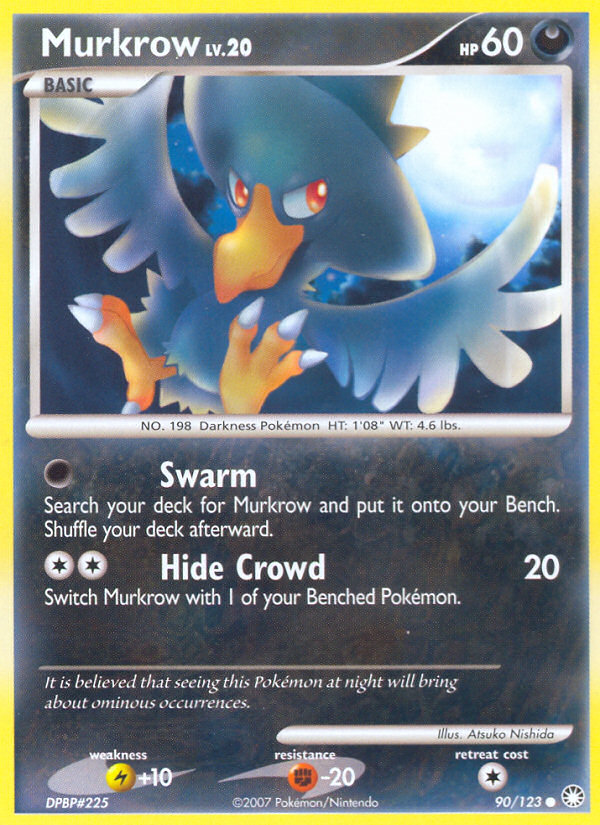 Murkrow (90/123) [Diamond & Pearl: Mysterious Treasures] | Mindsight Gaming