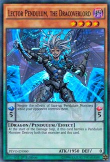 Lector Pendulum, the Dracoverlord [PEVO-EN060] Super Rare | Mindsight Gaming