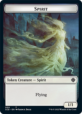 Bird // Spirit Double-Sided Token [Starter Commander Decks] | Mindsight Gaming