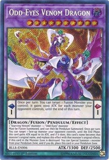 Odd-Eyes Venom Dragon [BLLR-EN006] Secret Rare | Mindsight Gaming