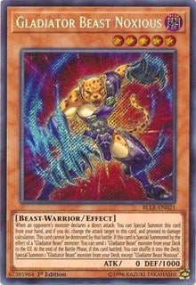 Gladiator Beast Noxious [BLLR-EN021] Secret Rare | Mindsight Gaming