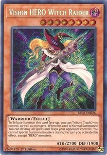 Vision HERO Witch Raider [BLLR-EN026] Secret Rare | Mindsight Gaming